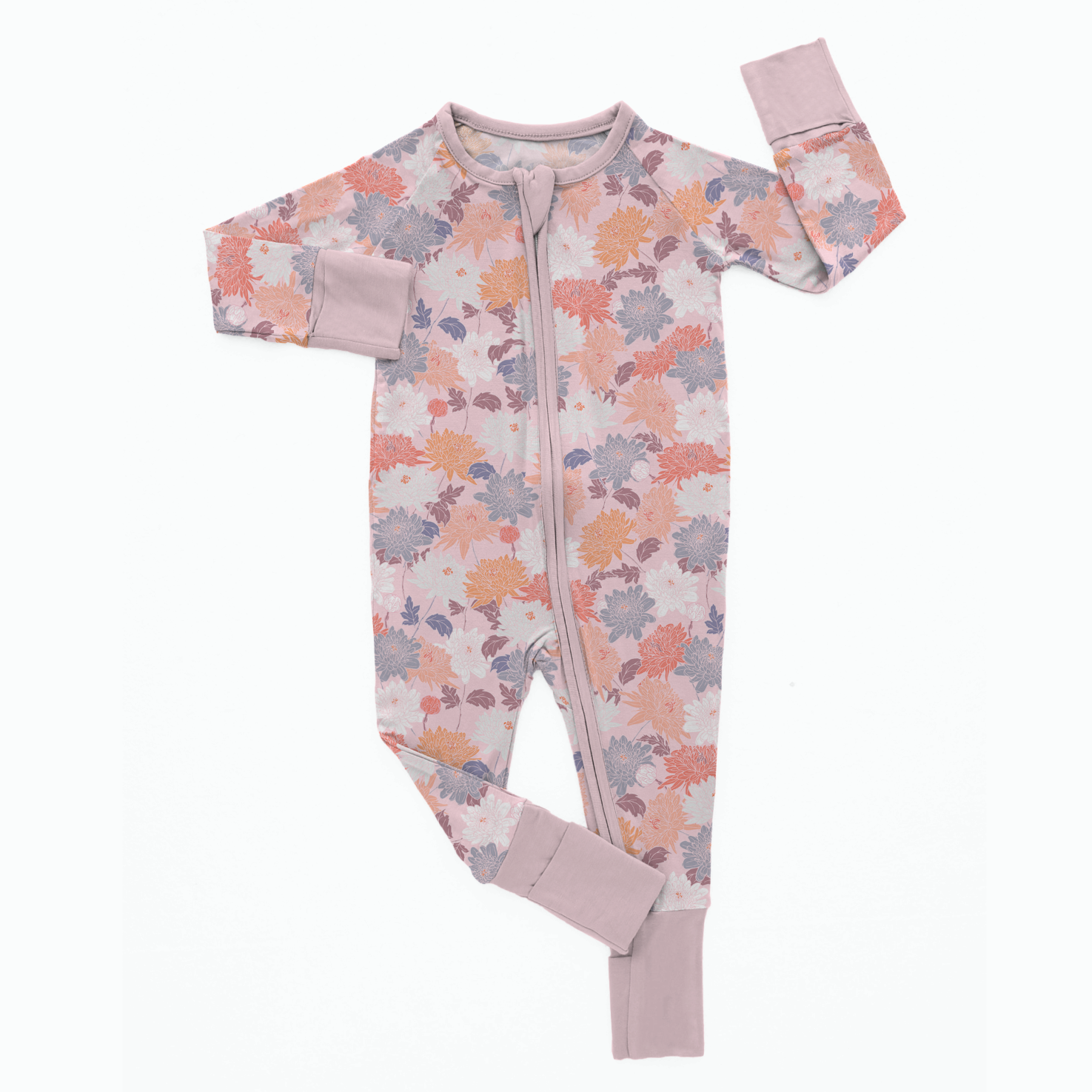 Dahlia Zippy Romper- Bamboo