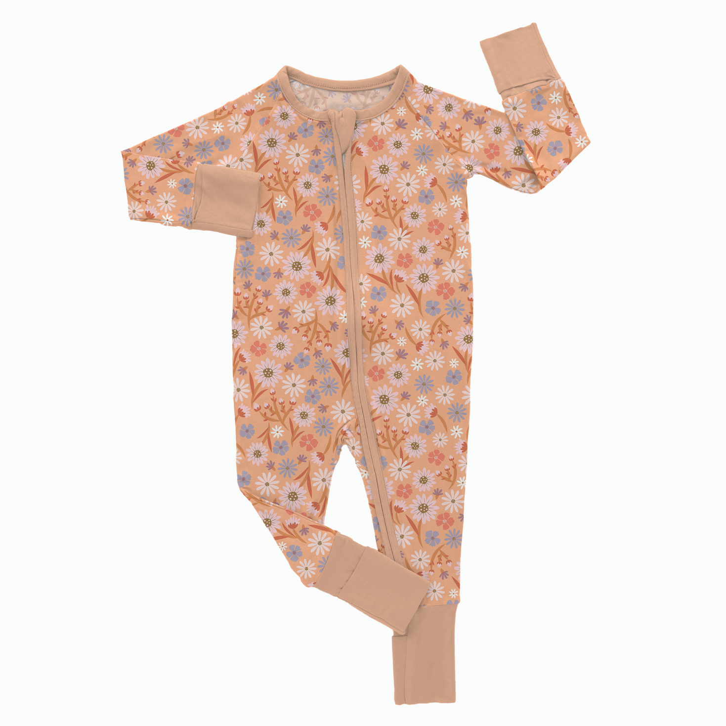 Daisy Zippy Romper- Bamboo