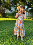Load image into Gallery viewer, Amelie Dress - Orange Blossoms
