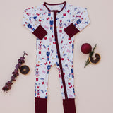 Long Sleeve Zippy Romper - Nutcracker