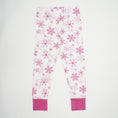 Load image into Gallery viewer, Holiday Pjs Set- Pink Snowflakes
