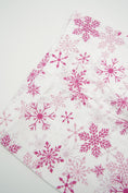 Load image into Gallery viewer, Holiday Pjs Set- Pink Snowflakes
