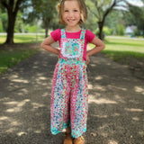 Floral Garden Patch Romper