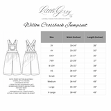 Willow Crossback Jumpsuit- Floral Garden Patch - Mommy and Me