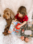 Load image into Gallery viewer, Hand Smocked Dress In Red Velvet
