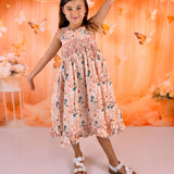 Sienna Dress - Hand smocked - Wildflower Fields