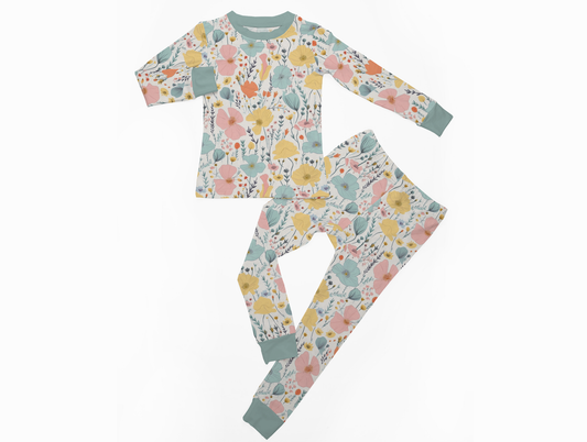 Poppy Pajama Set - Bamboo