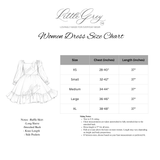 Women Long Sleeve Ruffle Dress - Plaid