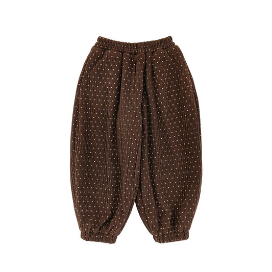 Brown Dot Pants