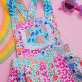 Floral Garden Patch Romper